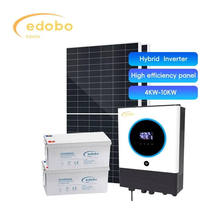 4kw 10kw ibrid varyateur ak batri solè chaje