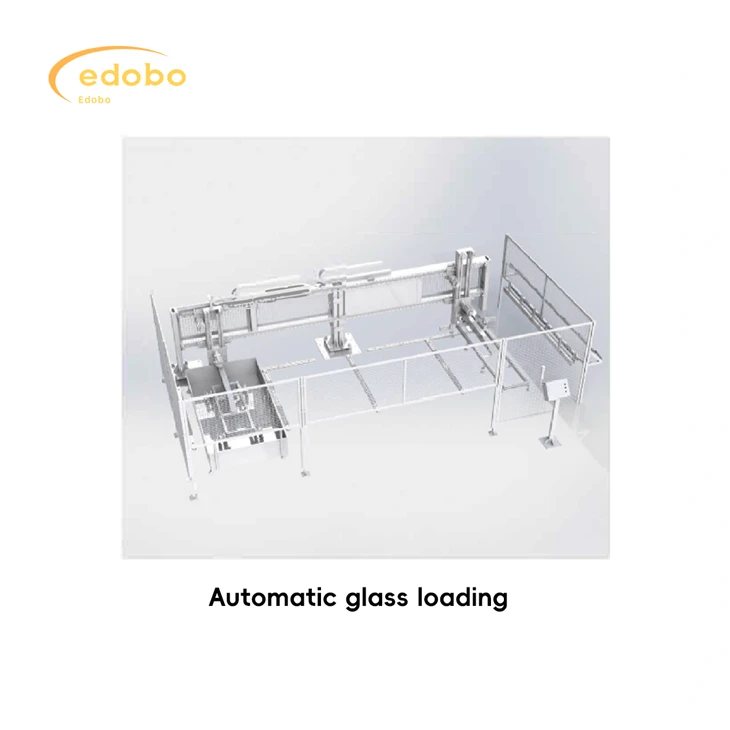 Oto Glass Loading machin pou liy pwodiksyon panèl solè