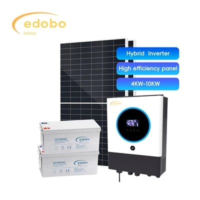 4kw 10kw ibrid varyateur ak batri solè chaje