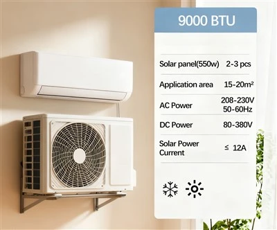 9000btu Solè èkondisyone Pou Kay