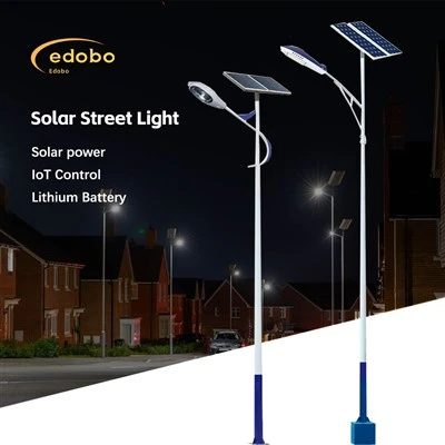 Edobo Solè Powered Street Lighting ak batri ityòm