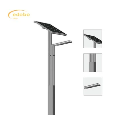Led limyè 80w / 120w Solè Street lanp ak batri ityòm